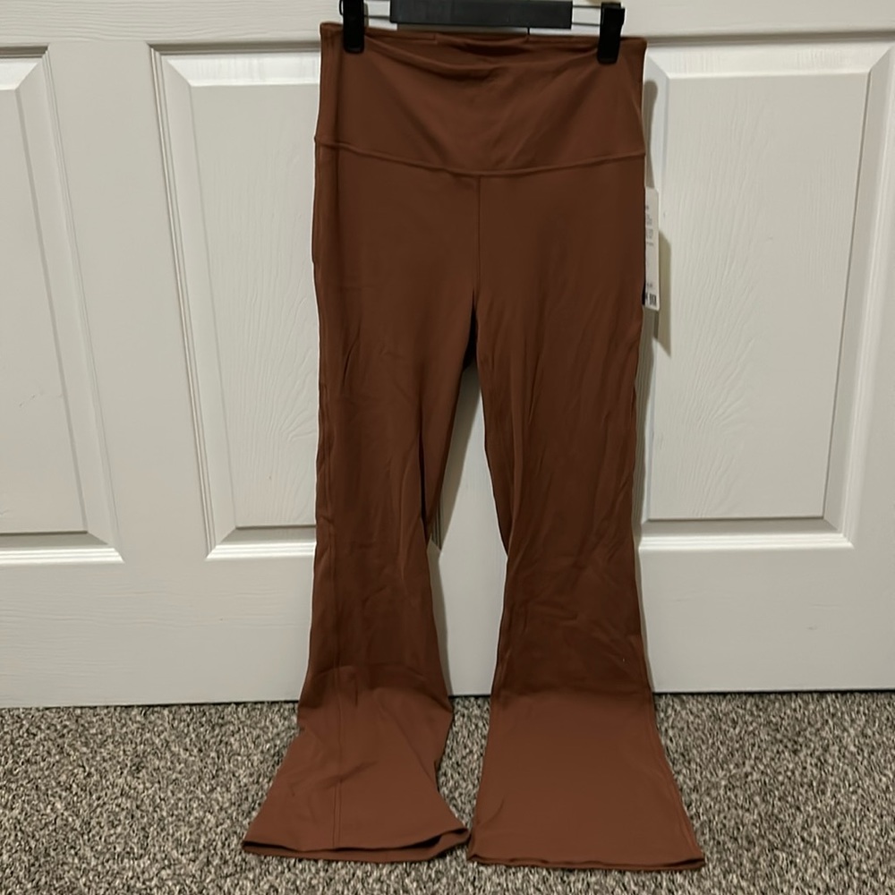 brown groove pants